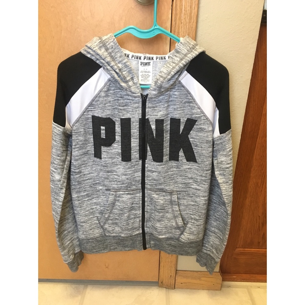 PINK Texture Patterned Full Zip